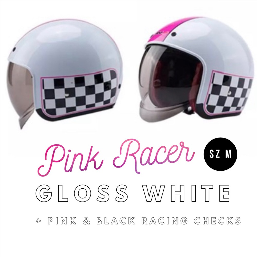 Sold Out Vespa Motorcycle Motorsport Riding Helmet + option Bubble Shield - Picture 3 of 16